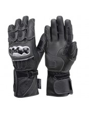 Biker Leather Racing Gloves